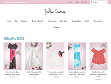 Tablet Screenshot of jubileecouture.com